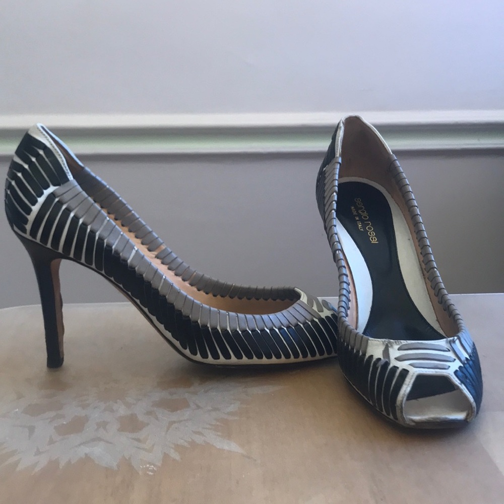 Sergio Rossi leather heels